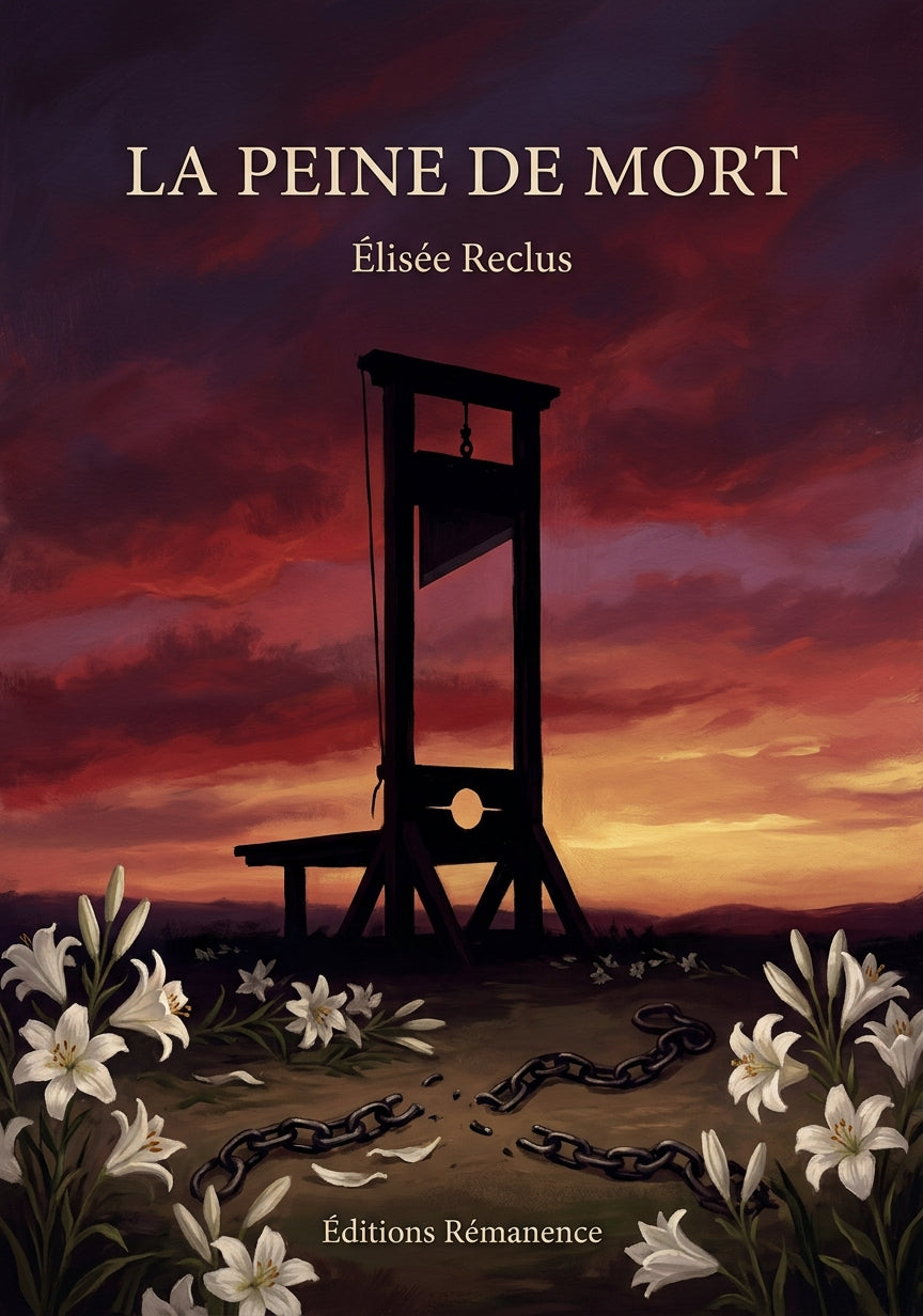 Livre La Peine de mort par Élisée Reclus - Couverture - Editions Remanence