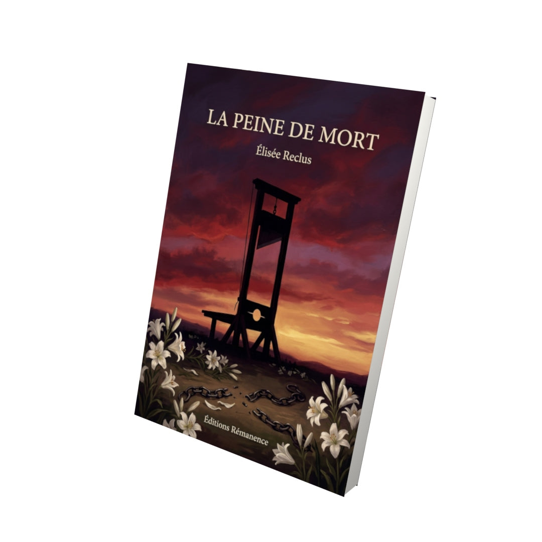 Livre La Peine de mort par Élisée Reclus - Vue 3D - Editions Remanence