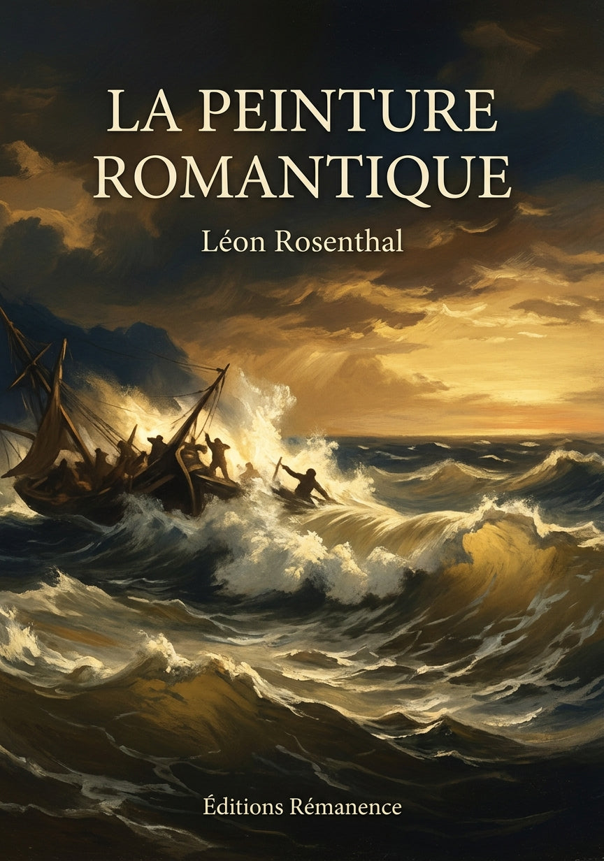 Livre La Peinture romantique par Léon Rosenthal - Couverture - Editions Remanence