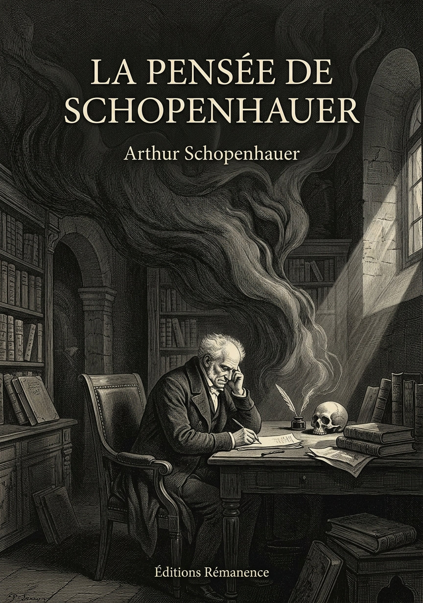 Livre La Pensée de Schopenhauer par Arthur Schopenhauer - Couverture - Editions Remanence