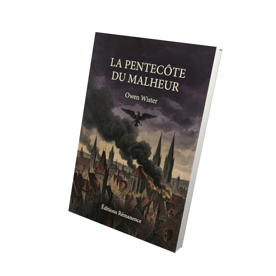 Livre La Pentecôte du Malheur par Owen Wister - Vue 3D - Editions Remanence