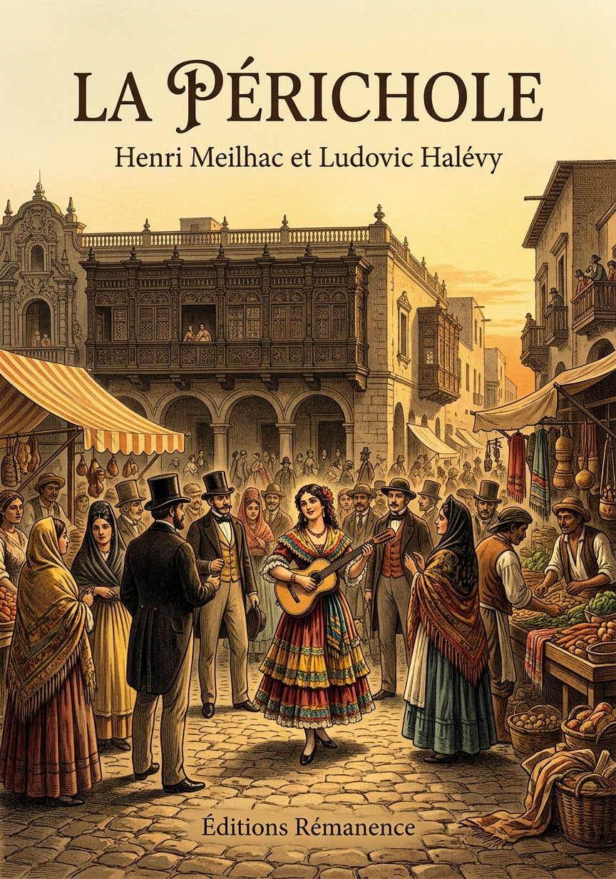 Livre La Périchole par Henri Meilhac et Ludovic Halévy - Couverture - Editions Remanence