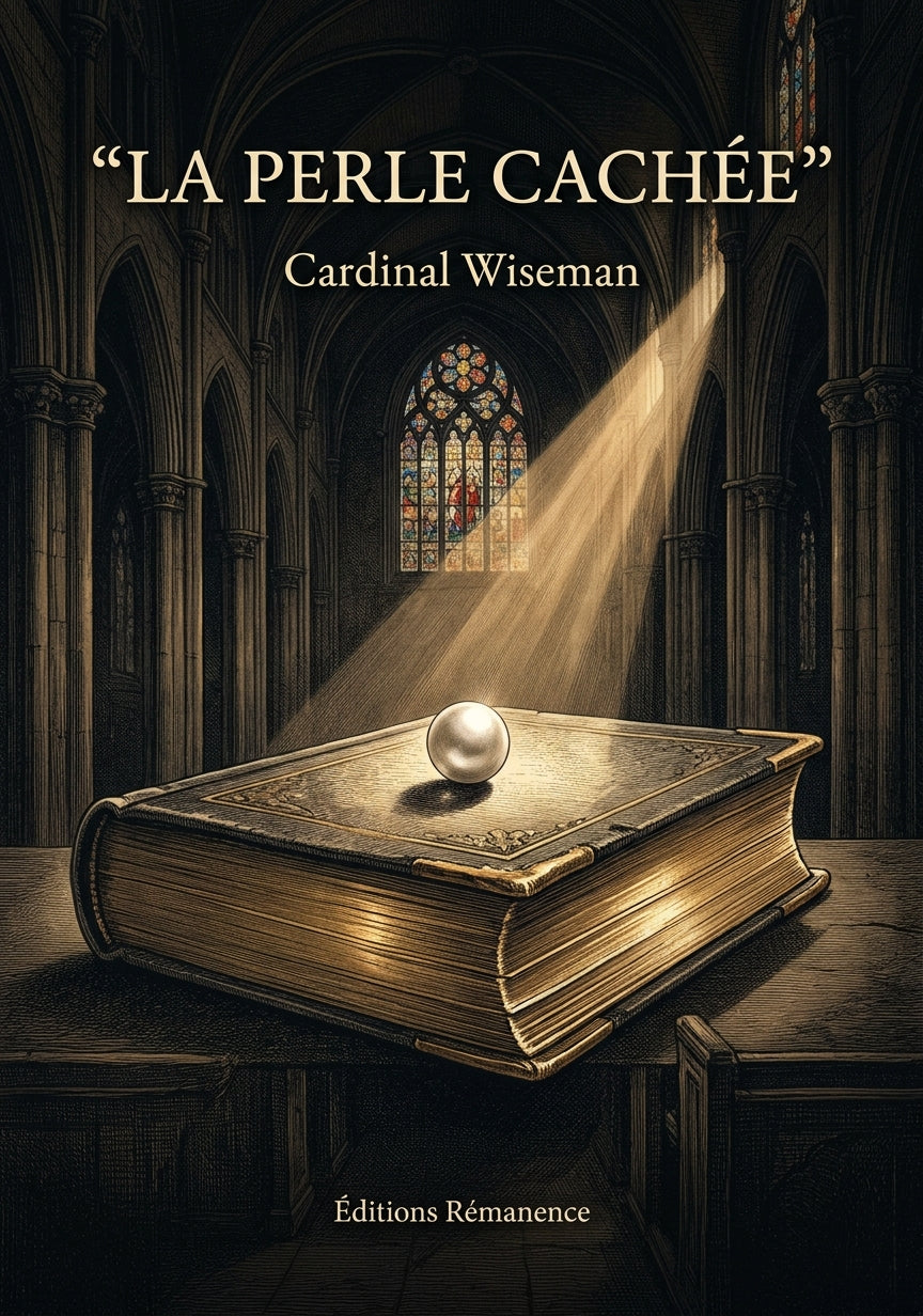 Livre La perle cachée par Cardinal Wiseman - Couverture - Editions Remanence