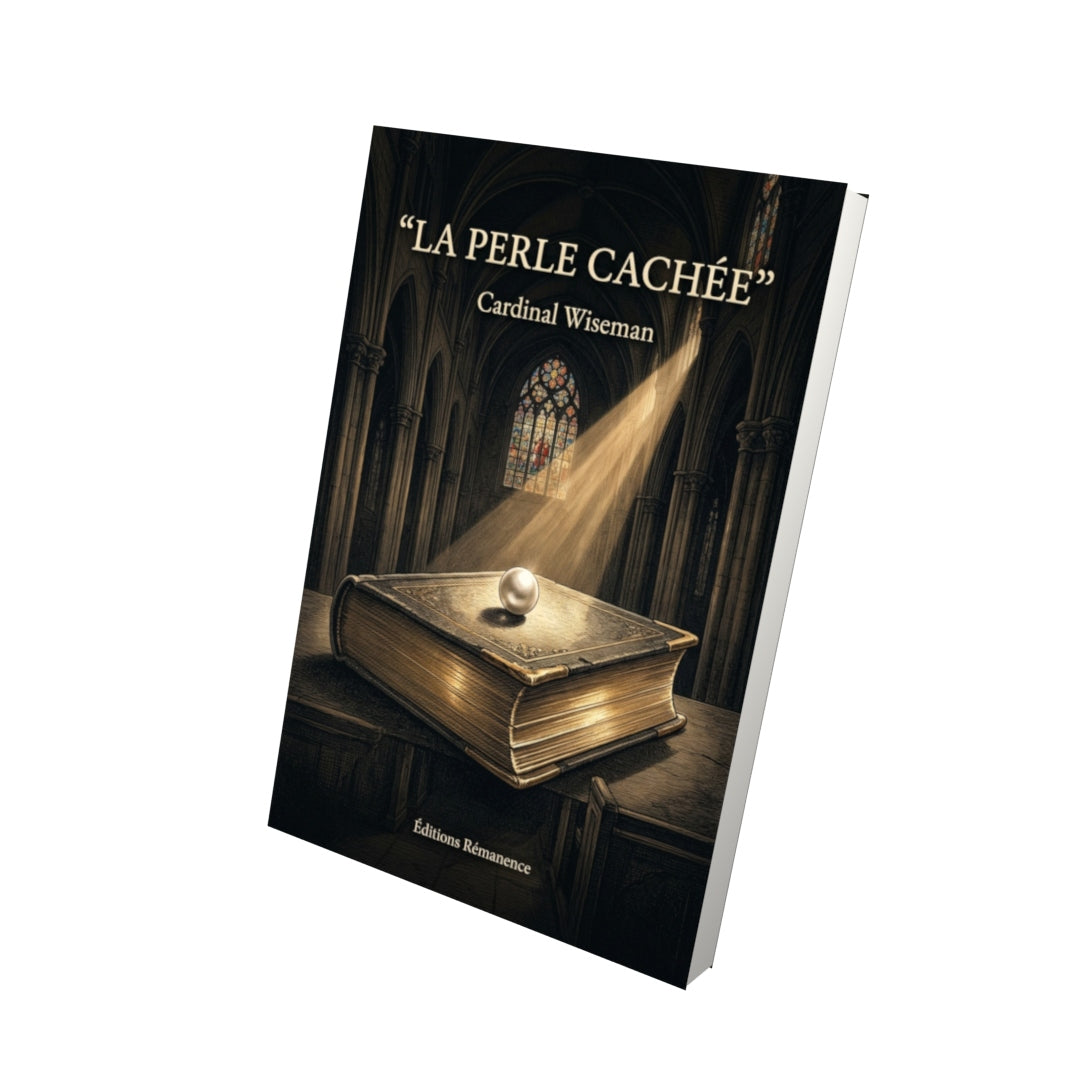 Livre La perle cachée par Cardinal Wiseman - Vue 3D - Editions Remanence