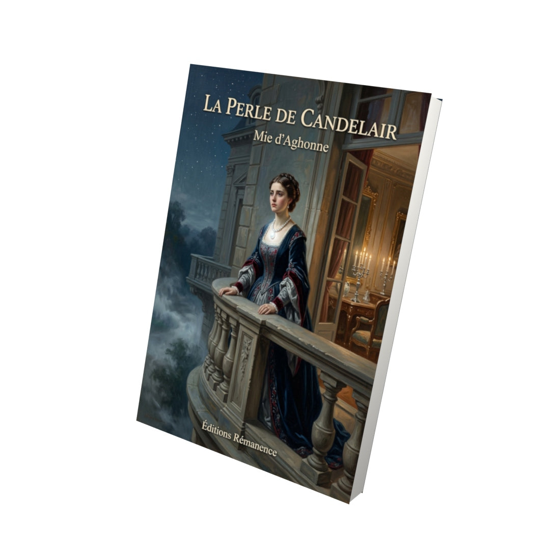 Livre La Perle de Candelair par Mie d’Aghonne - Vue 3D - Editions Remanence