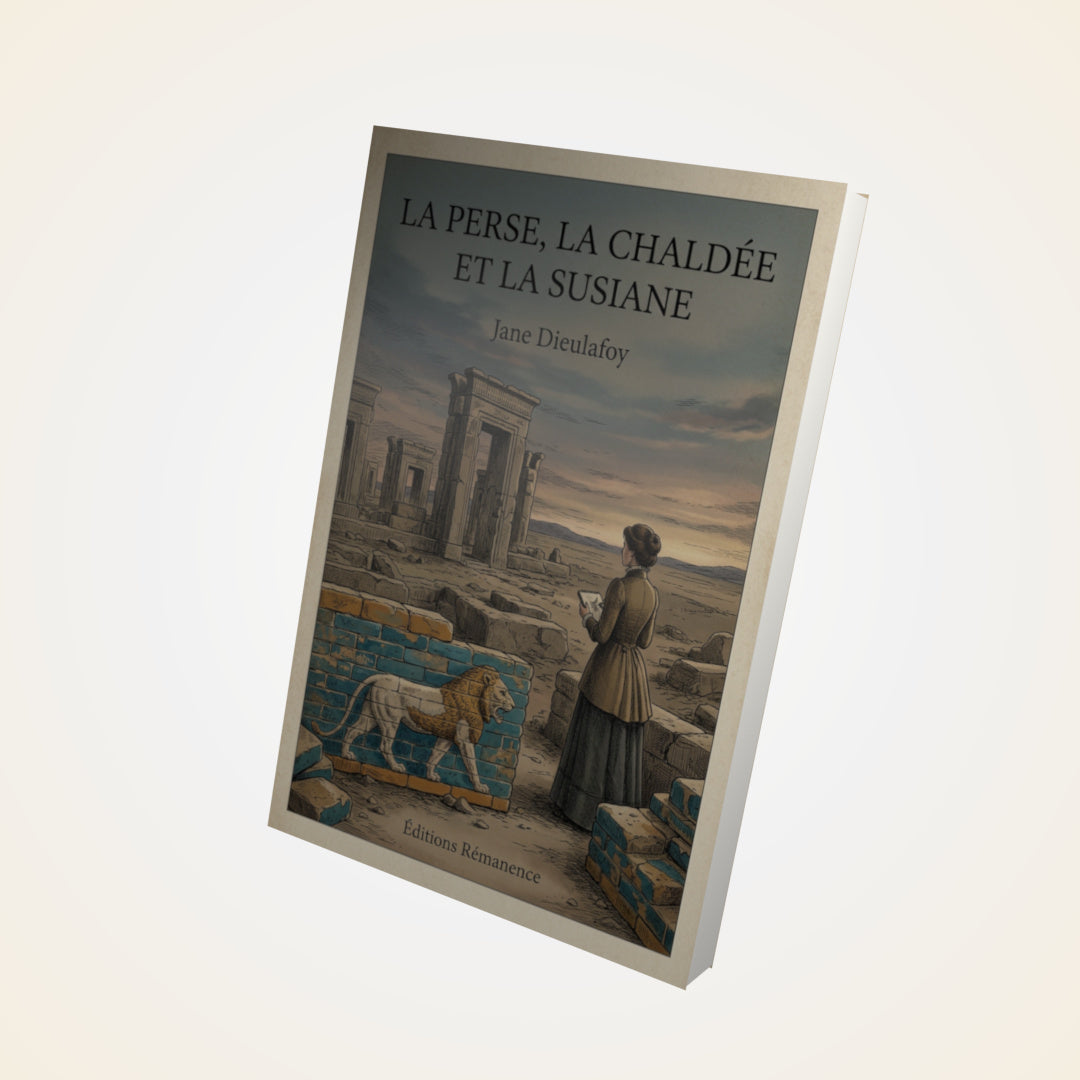 Livre La Perse, la Chaldée et la Susiane - Jane Dieulafoy - Couverture 3D