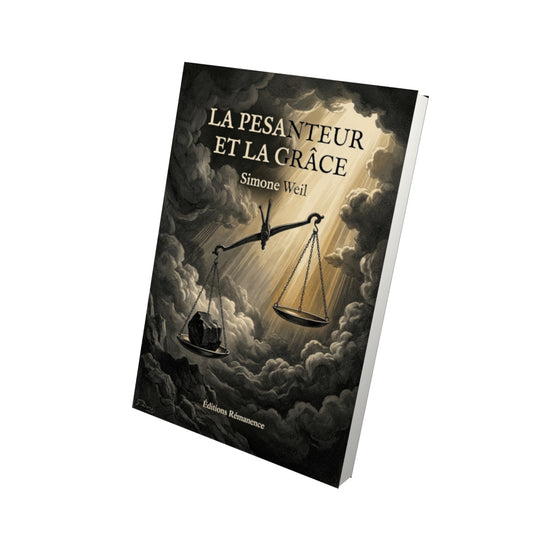 Livre La Pesanteur et la Grâce par Simone Weil - Vue 3D - Editions Remanence