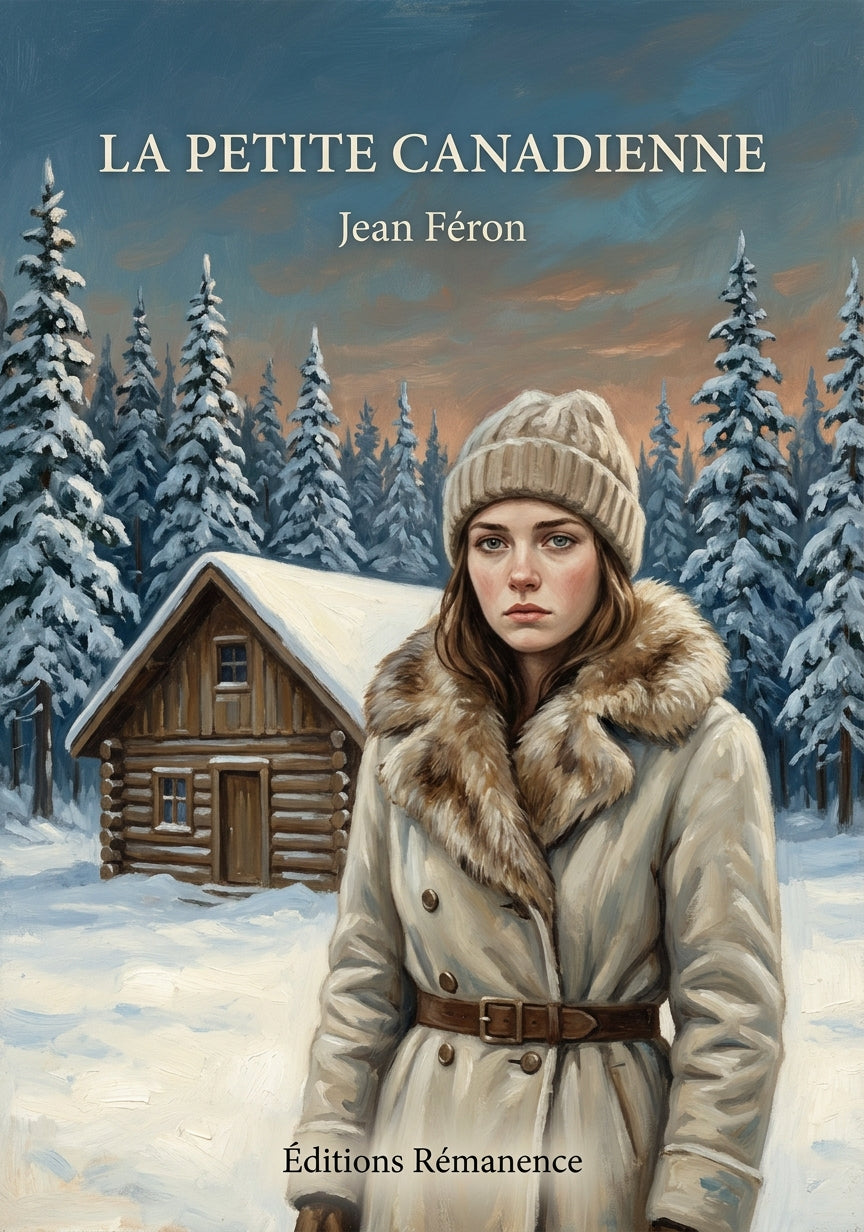 Livre La petite canadienne par Jean Féron - Couverture - Editions Remanence