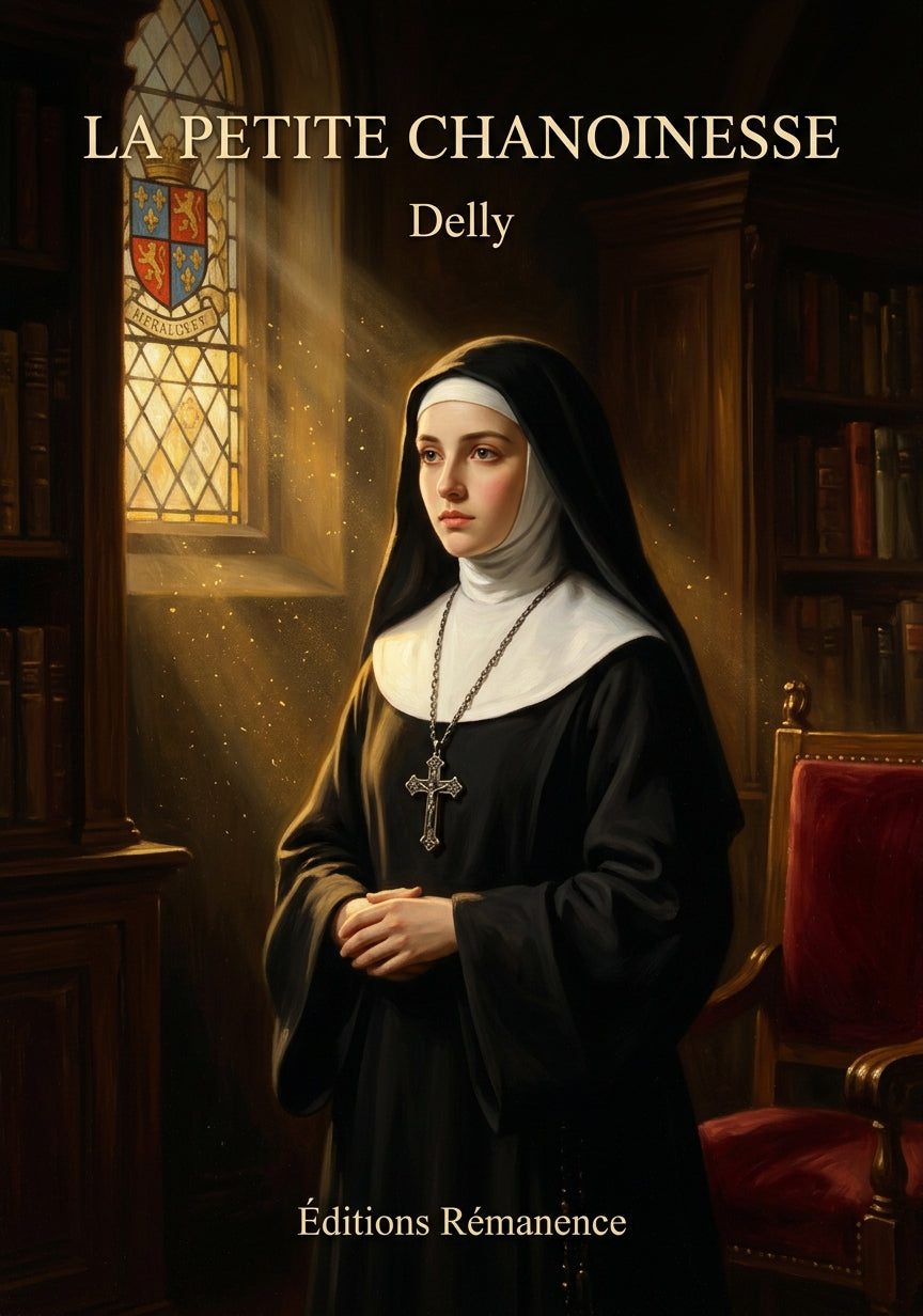 Livre La Petite Chanoinesse par Delly - Couverture - Editions Remanence