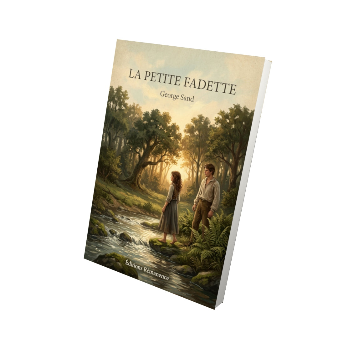 Livre La petite Fadette - George Sand - Vue 3D - Editions Remanence