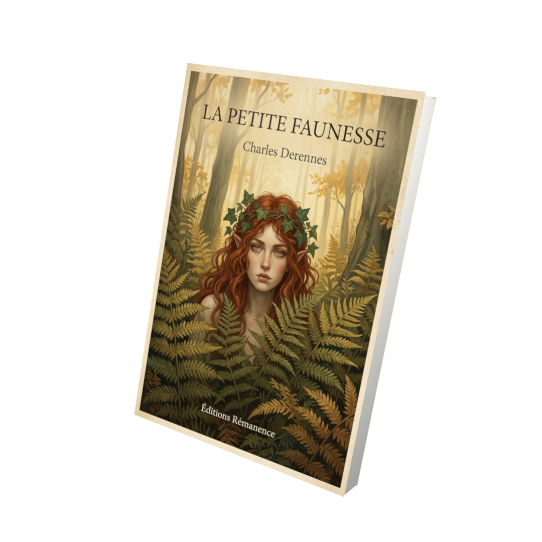 Livre La petite faunesse - Charles Derennes - Vue 3D - Editions Remanence