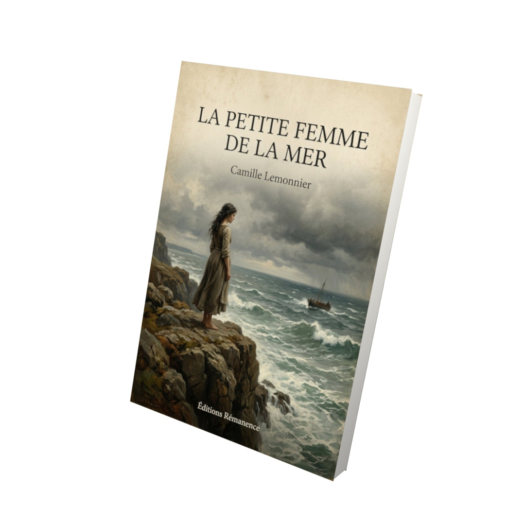 Livre La petite femme de la mer - Camille Lemonnier - Vue 3D - Editions Remanence