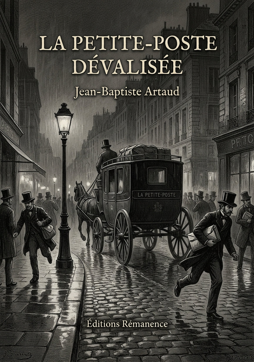 Livre La Petite-Poste dévalisée par Jean-Baptiste Artaud - Couverture - Editions Remanence