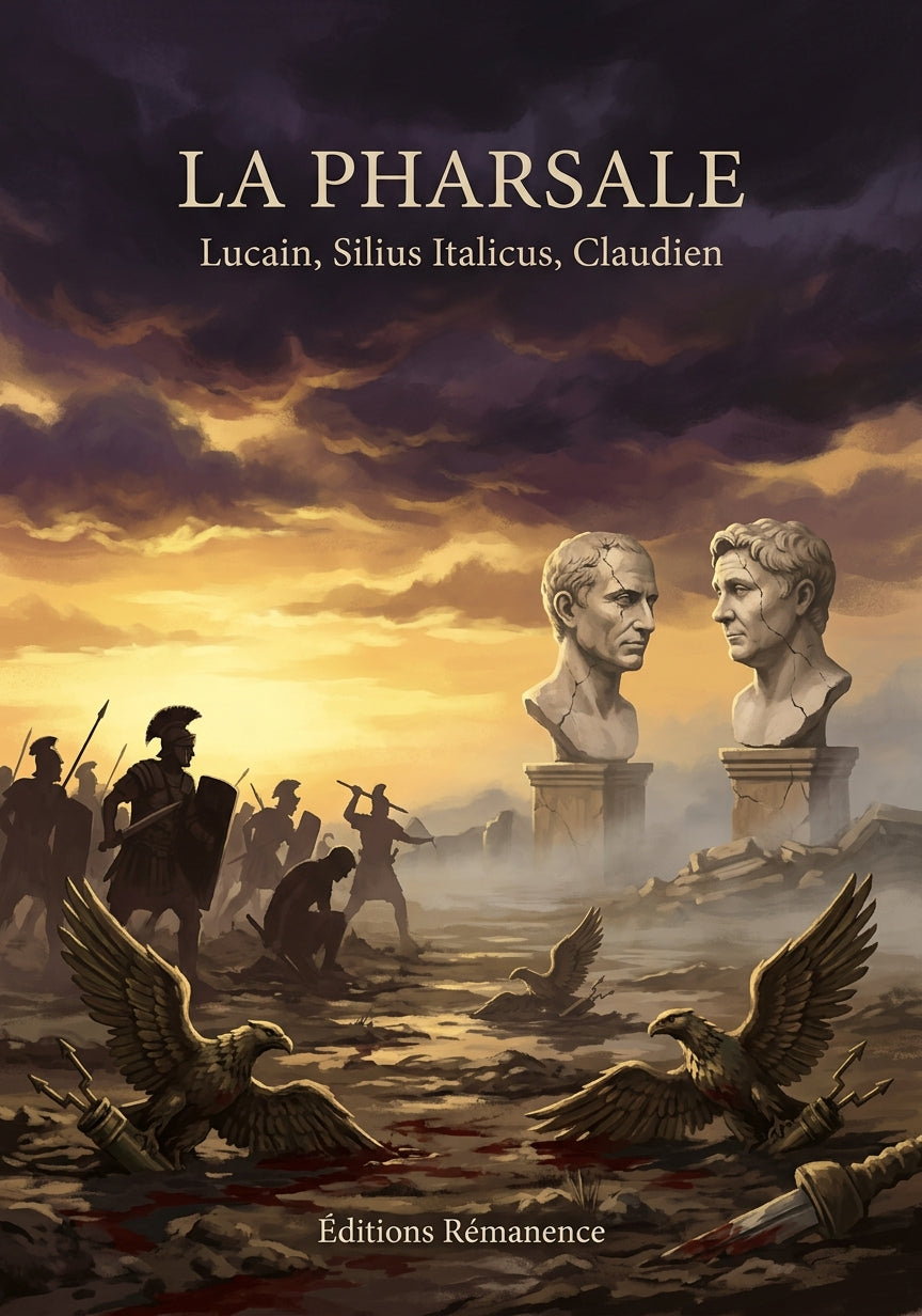 Livre La Pharsale par Lucain, Silius Italicus, Claudien - Couverture - Editions Remanence