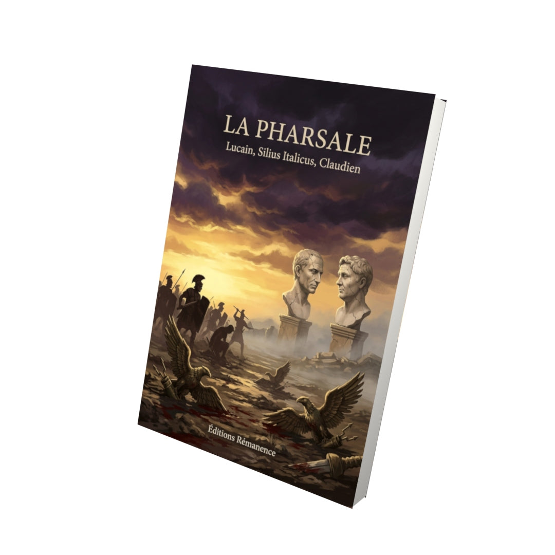 Livre La Pharsale par Lucain, Silius Italicus, Claudien - Vue 3D - Editions Remanence