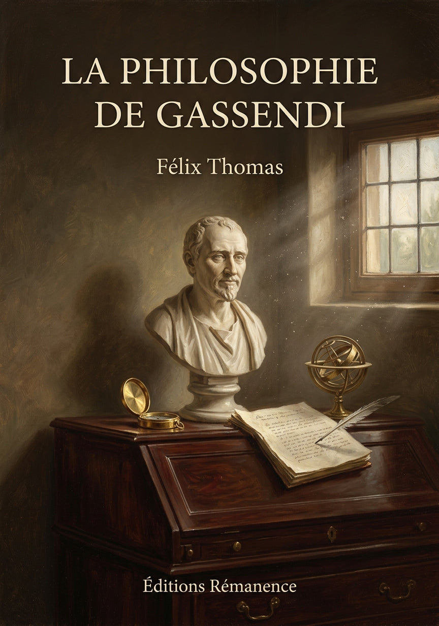 Livre La philosophie de Gassendi par Felix Thomas - Couverture - Editions Remanence
