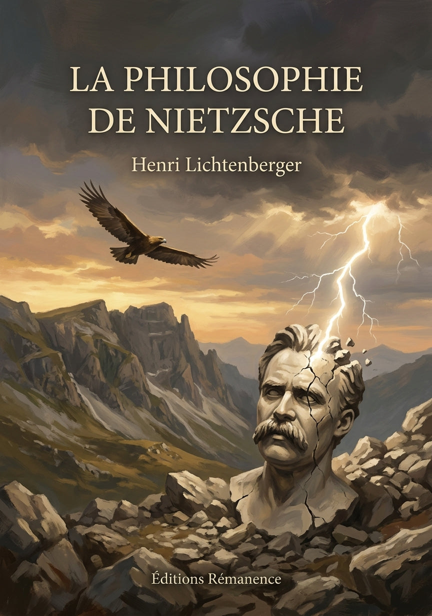Livre La Philosophie de Nietzsche par Henri Lichtenberger - Couverture - Editions Remanence