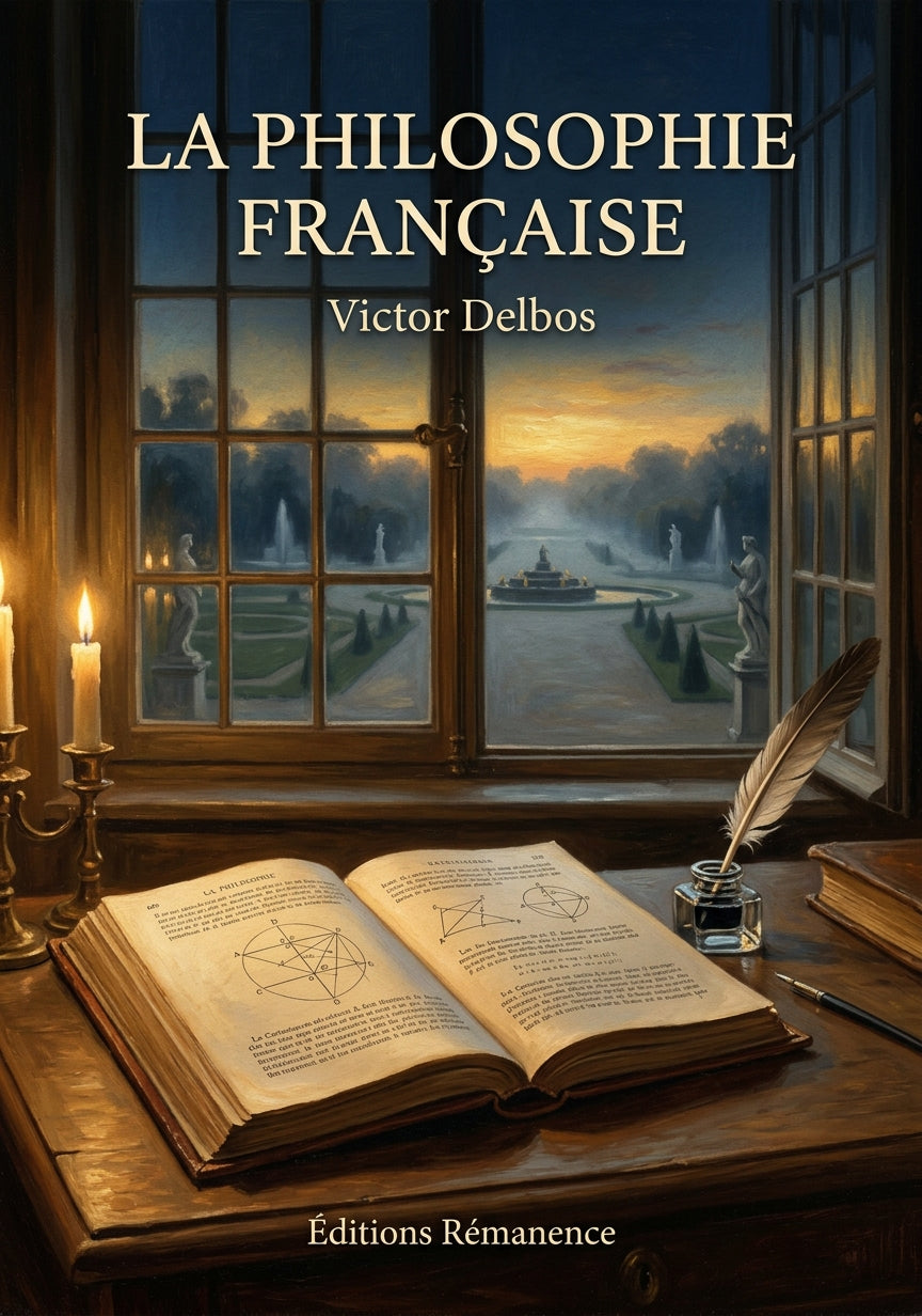 Livre La Philosophie francaise par Victor Delbos - Couverture - Editions Remanence