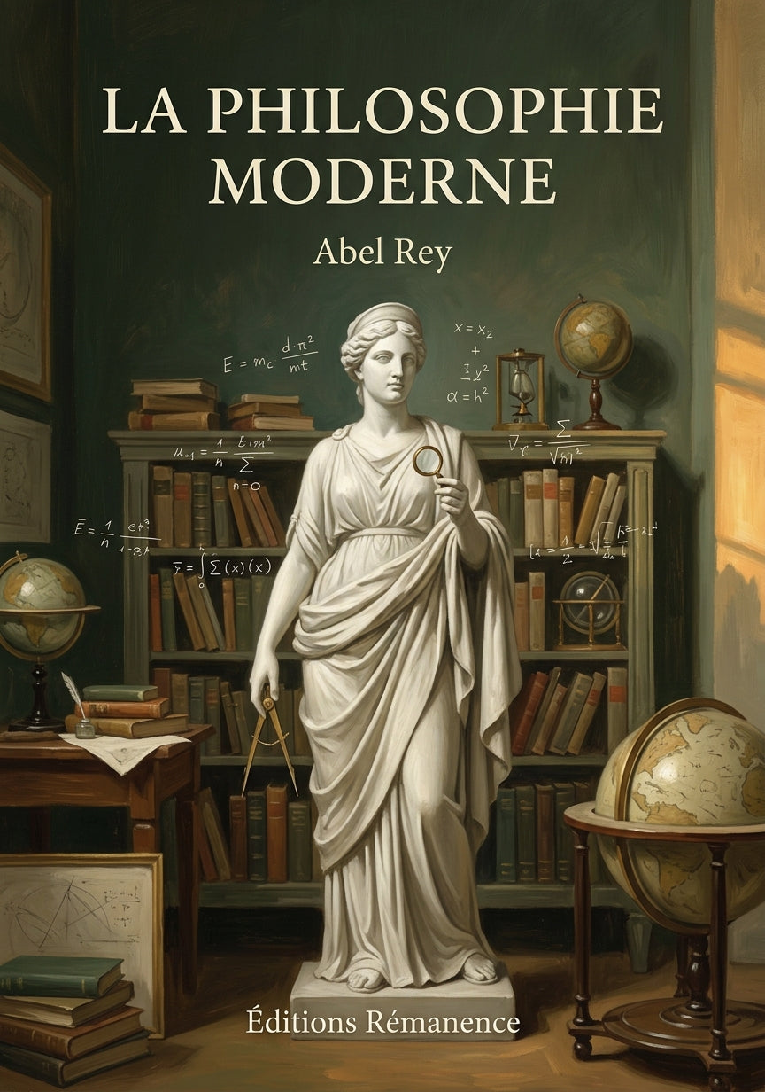 Livre La philosophie moderne par Abel Rey - Couverture - Editions Remanence