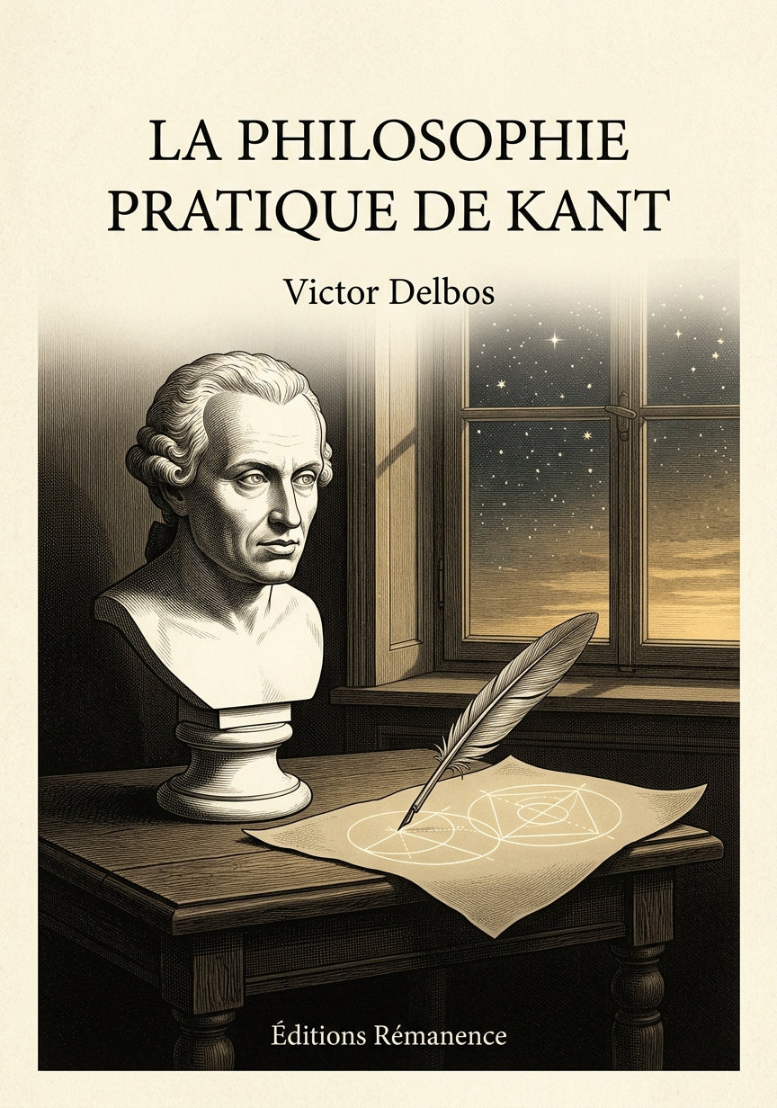 Livre La Philosophie pratique de Kant par Victor Delbos - Couverture - Editions Remanence