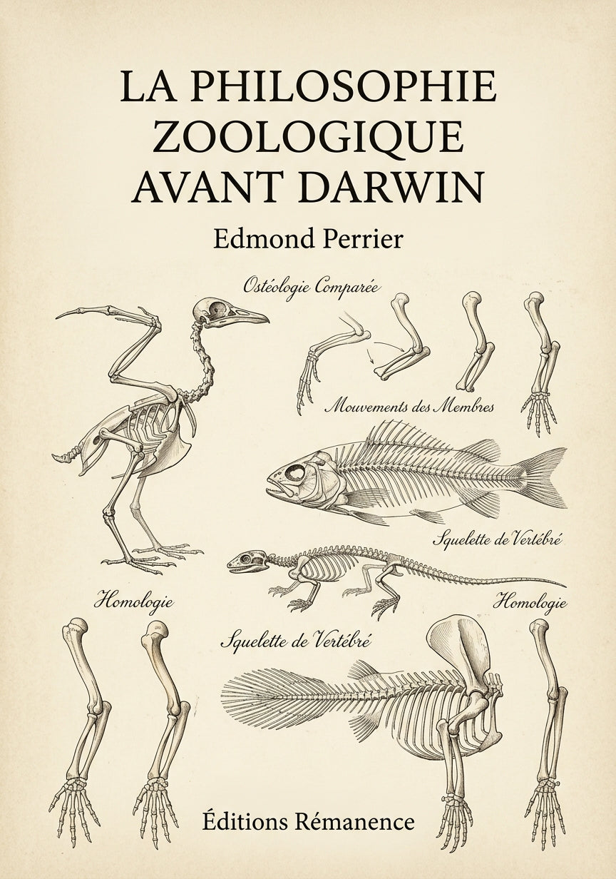 La philosophie zoologique avant Darwin - Edmond Perrier (Couverture)