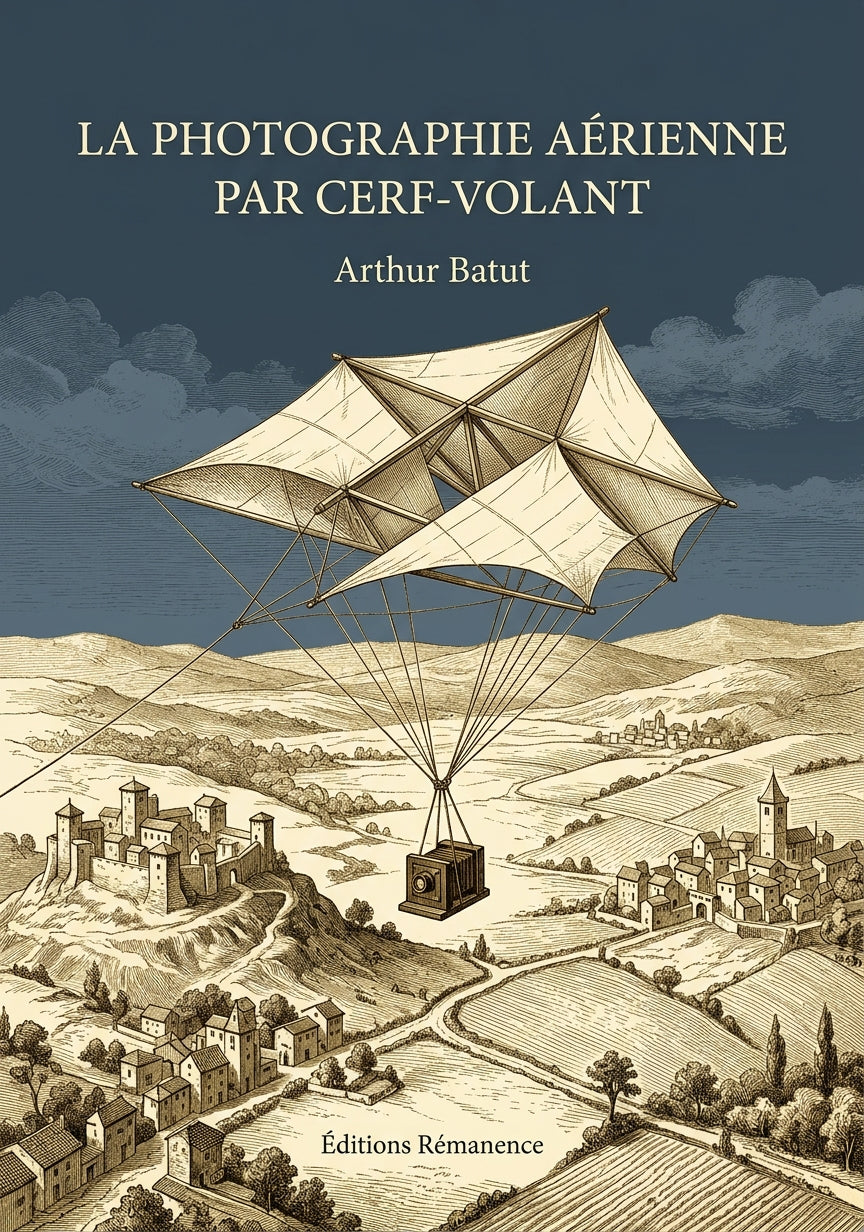 Livre La photographie aérienne par cerf-volant par Arthur Batut - Couverture - Editions Remanence