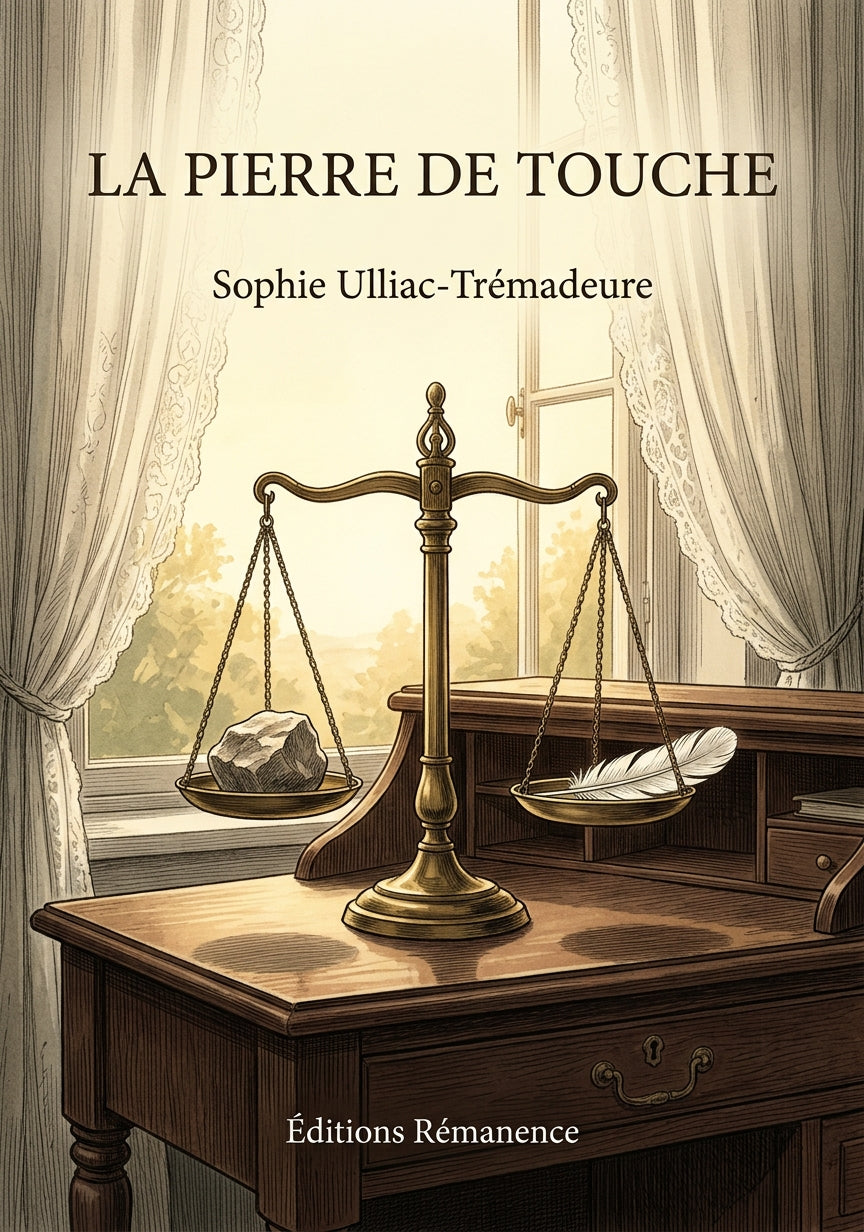 Livre La Pierre de touche par Sophie Ulliac-Trémadeure - Couverture - Editions Remanence