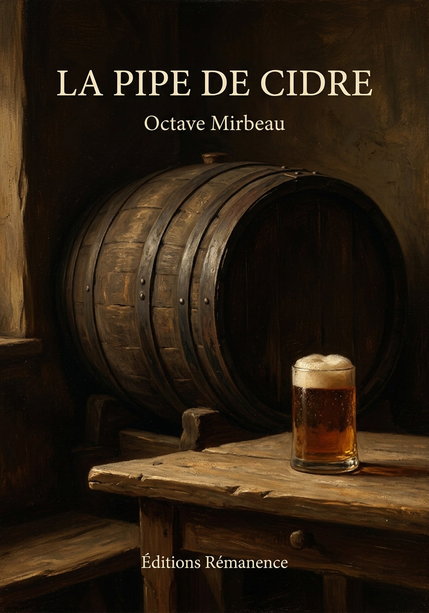 Livre La Pipe de cidre par Octave Mirbeau - Couverture - Editions Remanence
