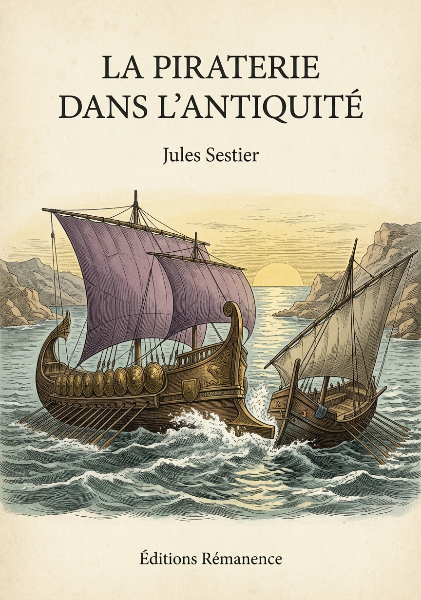La piraterie dans l'antiquité - Jules Sestier (Couverture)