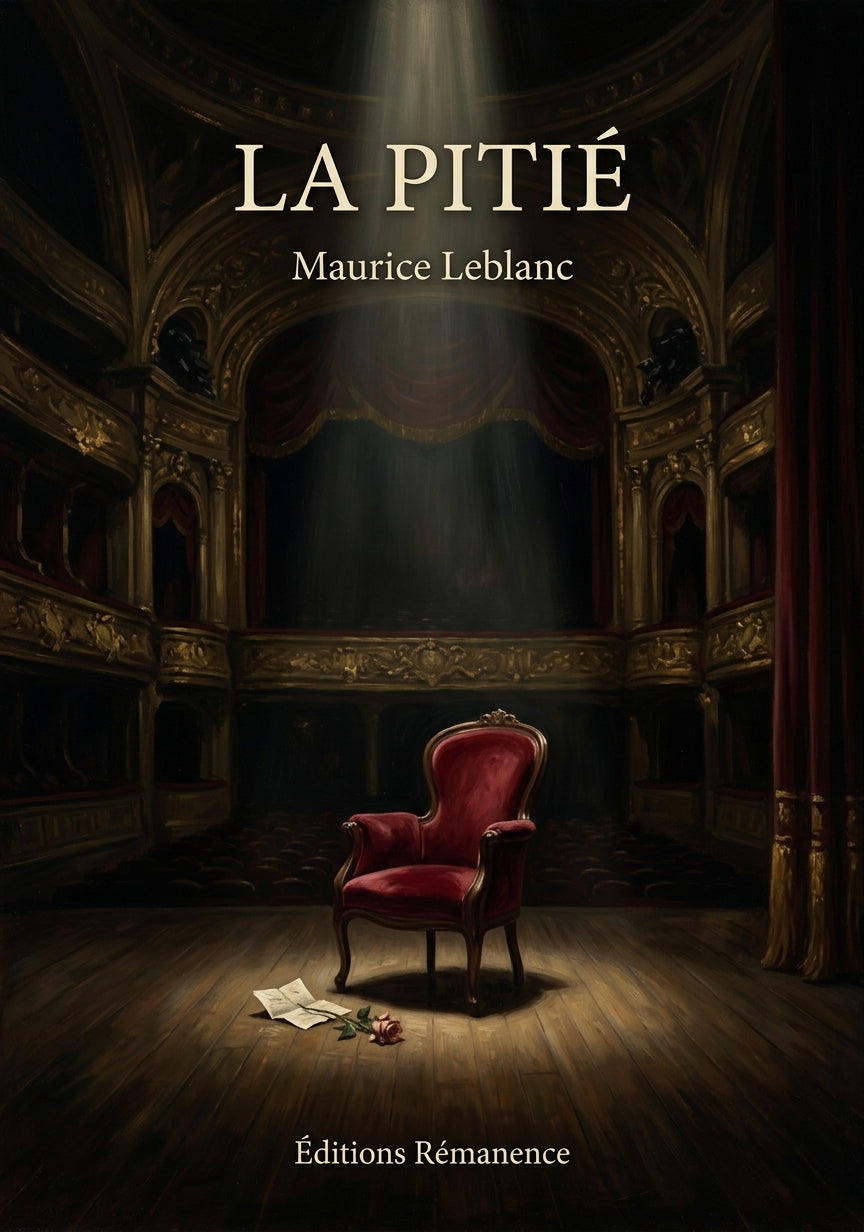 Livre La Pitié par Maurice Leblanc - Couverture - Editions Remanence