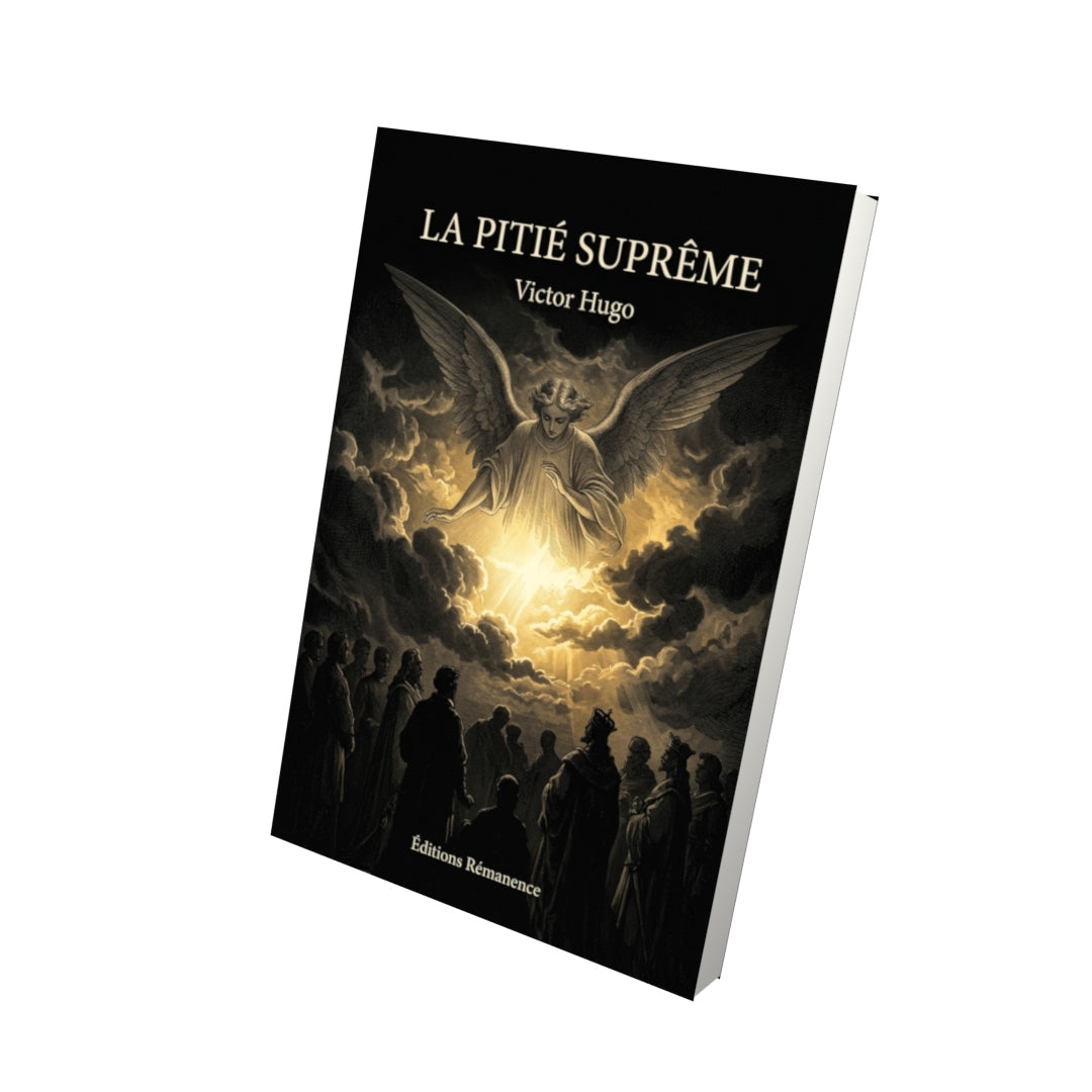 Livre La Pitié suprême par Victor Hugo - Vue 3D - Editions Remanence