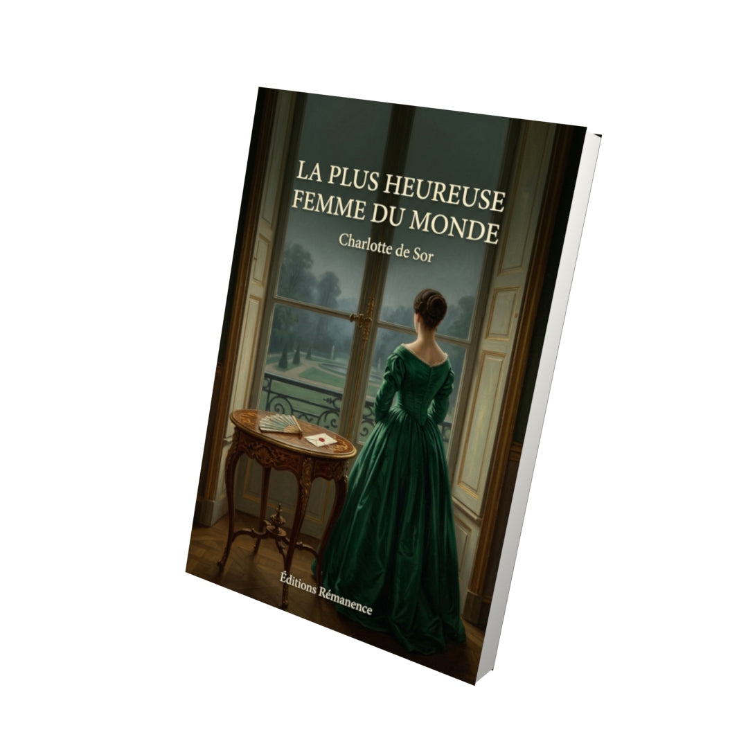 Livre La Plus Heureuse Femme du monde par Charlotte de Sor - Vue 3D - Editions Remanence