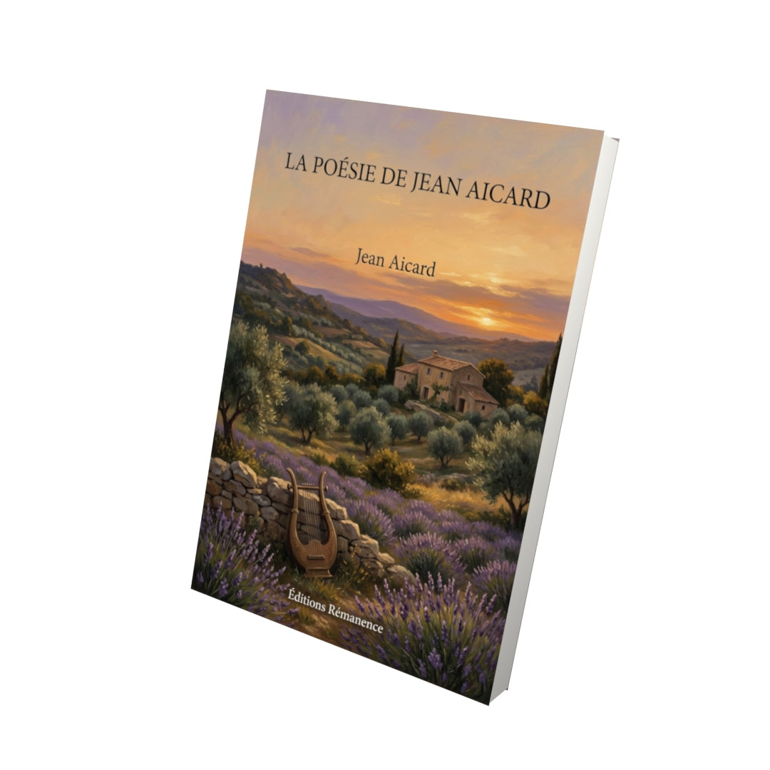 Livre La Poésie de Jean Aicard par Jean Aicard - Vue 3D - Editions Remanence