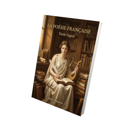 Livre La Poésie française par Émile Faguet - Vue 3D - Editions Remanence