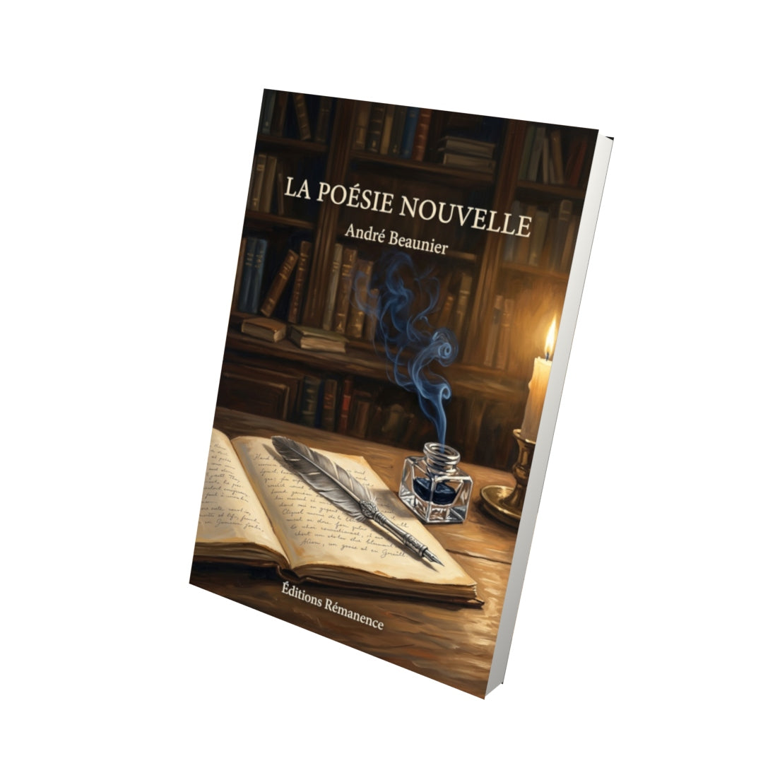 Livre La Poésie nouvelle par André Beaunier - Vue 3D - Editions Remanence