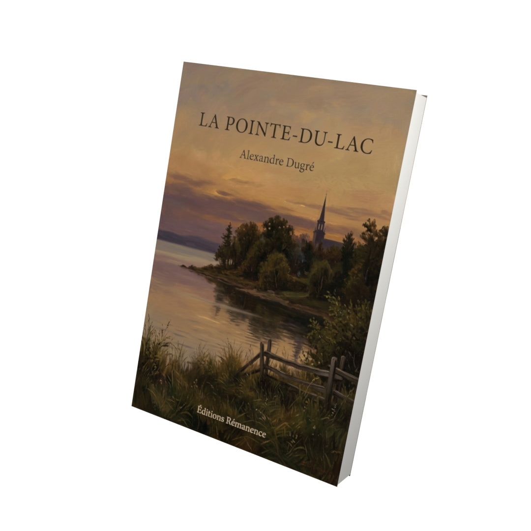 Livre La Pointe-du-Lac par Alexandre Dugré - Vue 3D - Editions Remanence