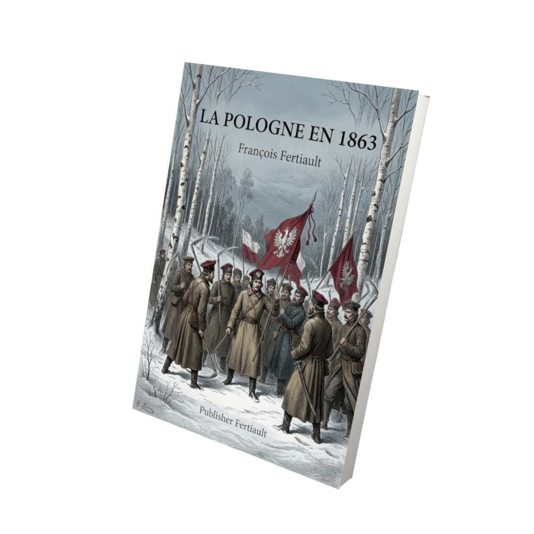 Livre La Pologne en 1863 par François Fertiault - Vue 3D - Editions Remanence