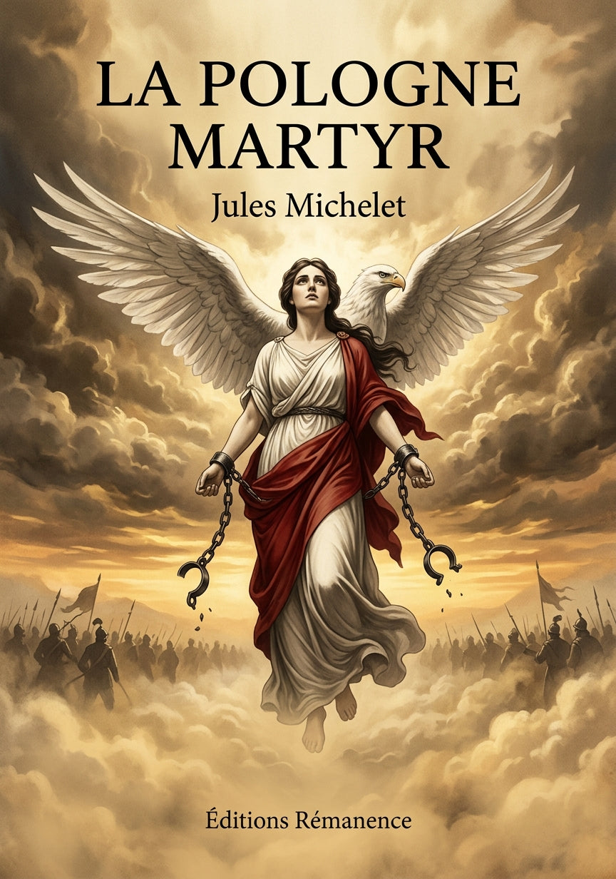 Livre La Pologne martyr par Jules Michelet - Couverture - Editions Remanence