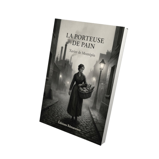 Livre La Porteuse de pain par Xavier de Montépin - Vue 3D - Editions Remanence