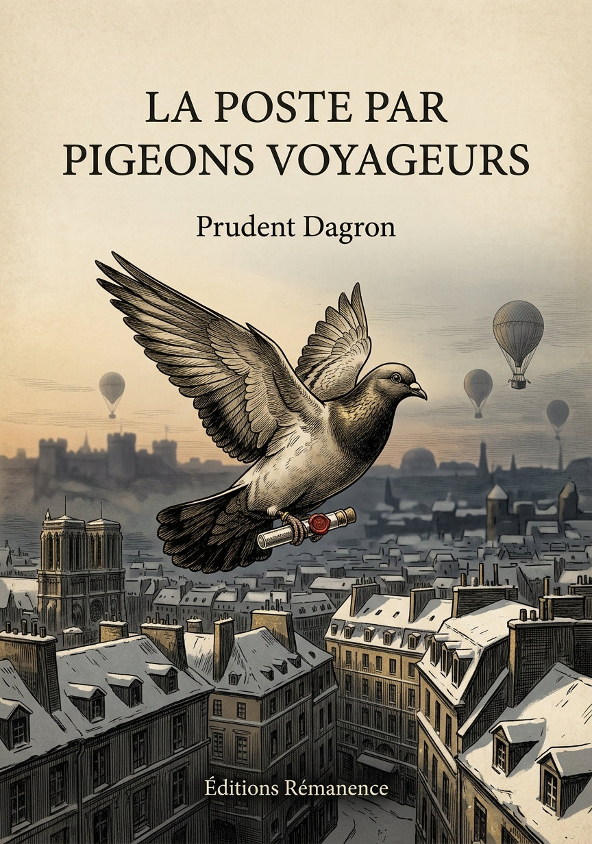 La poste par pigeons voyageurs - Prudent Dagron (Couverture)