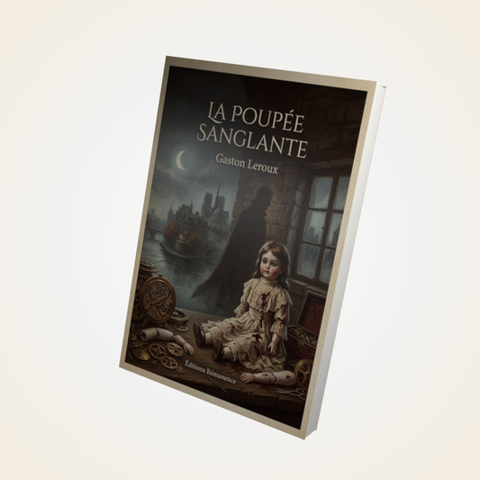 Livre La Poupée Sanglante - Gaston Leroux - Couverture 3D