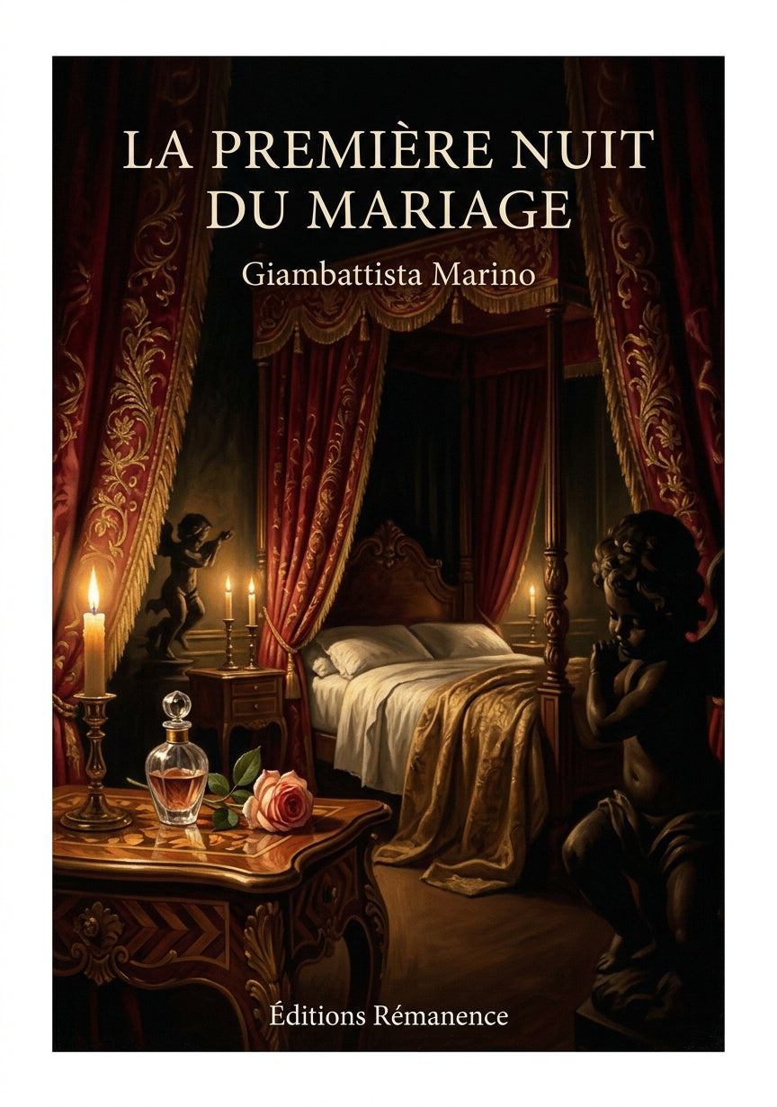 Livre La Première nuit du mariage par Giambattista Marino - Couverture - Editions Remanence