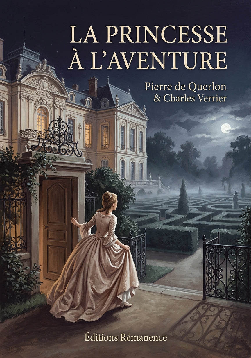 Livre La Princesse à l’aventure par Pierre de Querlon & Charles Verrier - Couverture - Editions Remanence