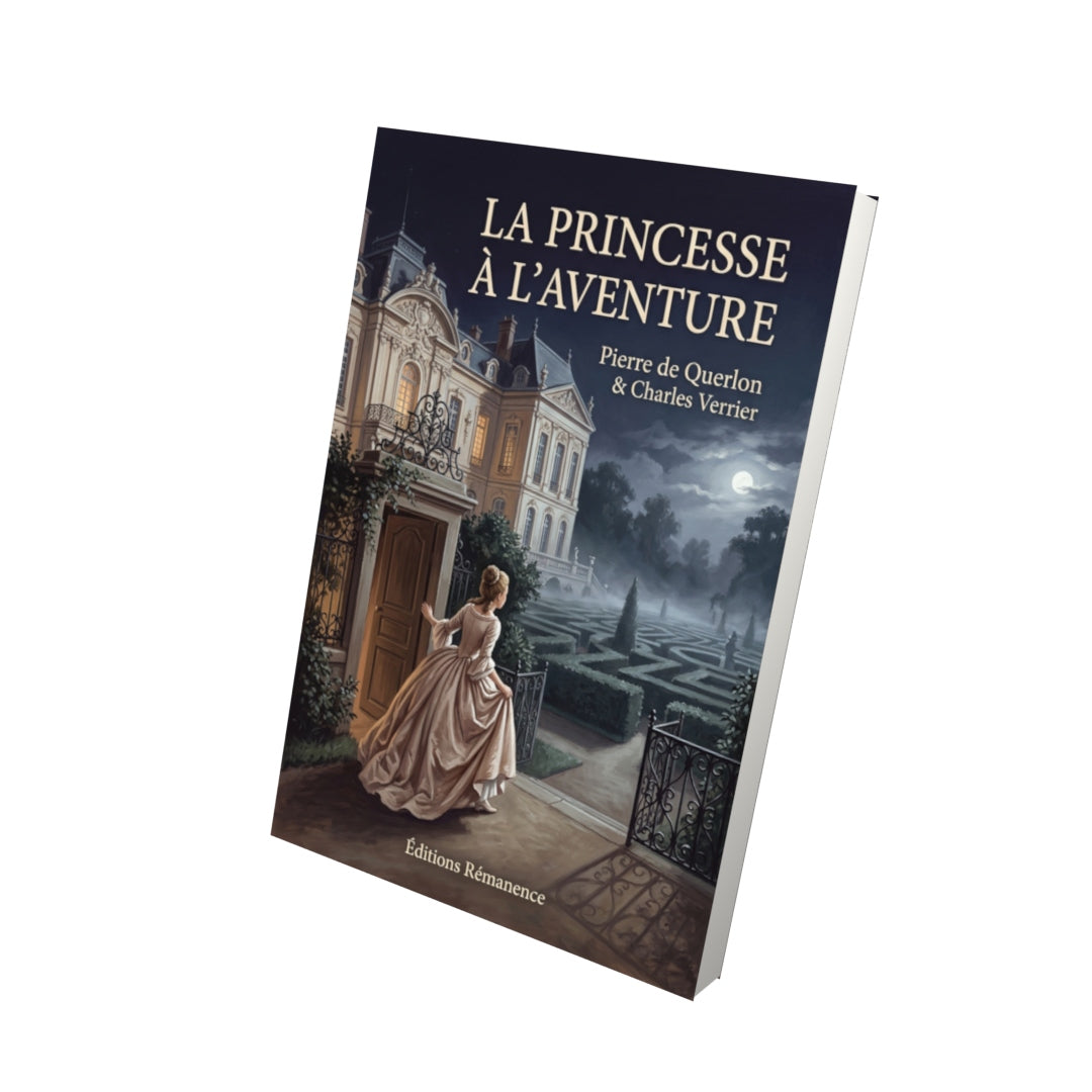 Livre La Princesse à l’aventure par Pierre de Querlon & Charles Verrier - Vue 3D - Editions Remanence
