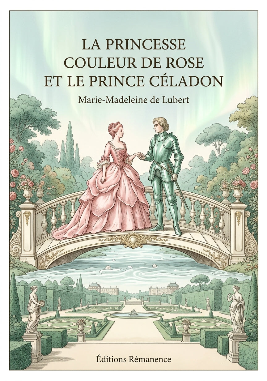 Livre La Princesse Couleur de rose et le prince Céladon par Marie-Madeleine de Lubert - Couverture - Editions Remanence