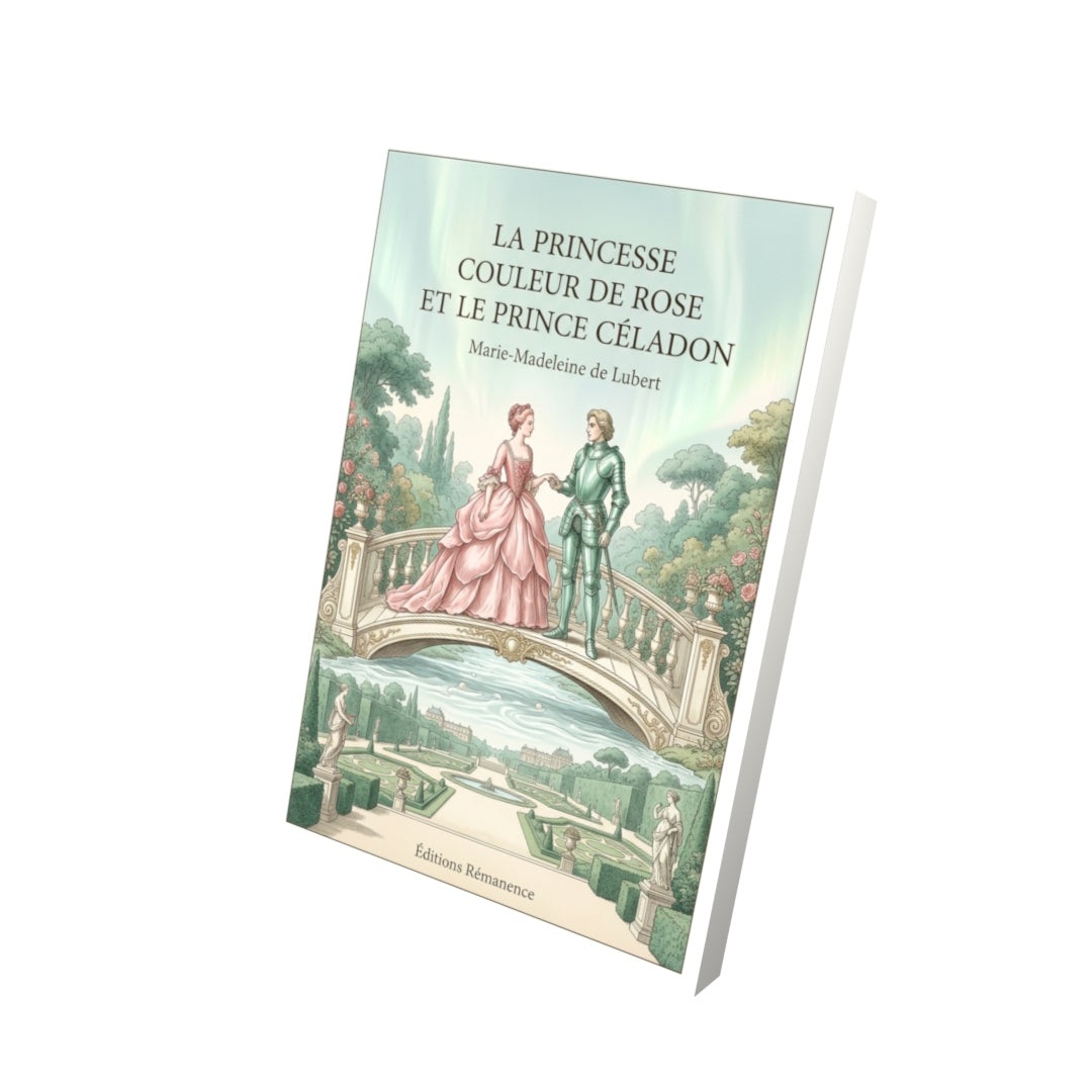 Livre La Princesse Couleur de rose et le prince Céladon par Marie-Madeleine de Lubert - Vue 3D - Editions Remanence