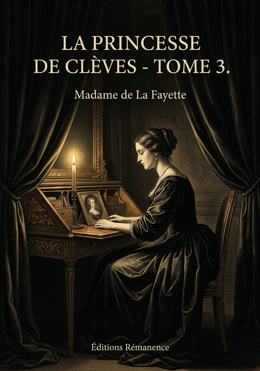 Livre La Princesse de Clèves - Tome 3 par Madame de La Fayette - Couverture - Editions Remanence