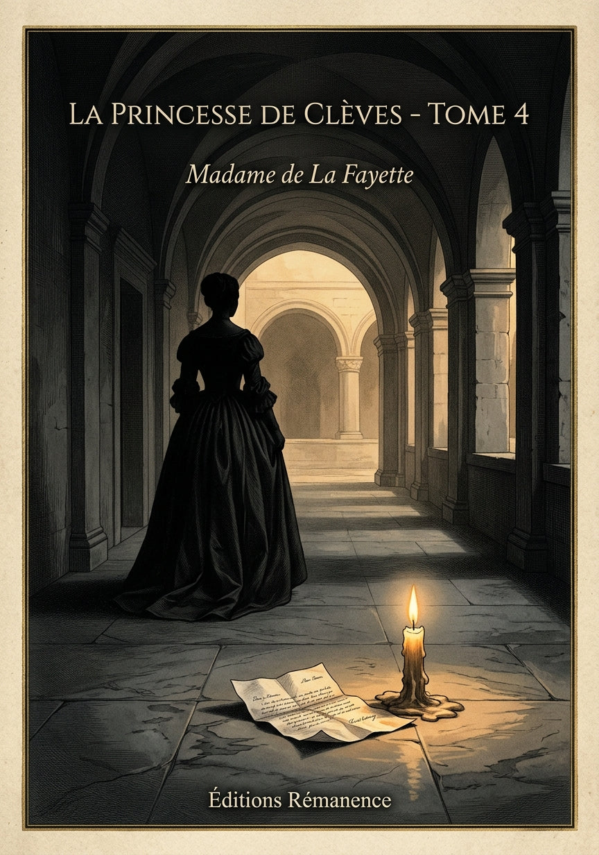 Livre La Princesse de Clèves - Tome 4 par Madame de La Fayette - Couverture - Editions Remanence