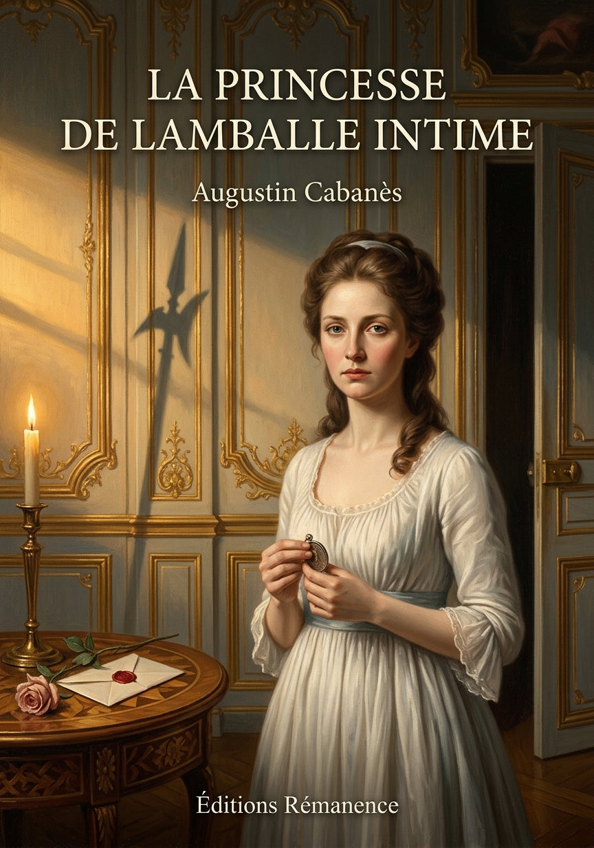 Livre La Princesse de Lamballe intime par Augustin Cabanès - Couverture - Editions Remanence