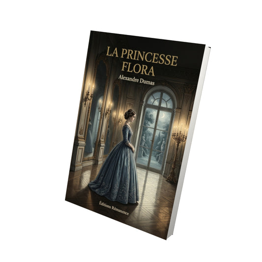 Livre La Princesse Flora par Alexandre Dumas - Vue 3D - Editions Remanence
